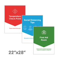 22x28 in. Size Wall Signage