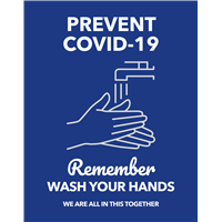 A-Frame 22x28 Signage Wash Your Hands