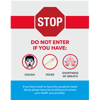 A-Frame 22x28 Signage Stop Do Not Enter If