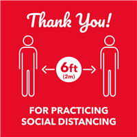 11x11 in_Window Cling_Social Distancing