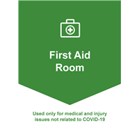 A-Frame 22x28 GREEN First Aid Room